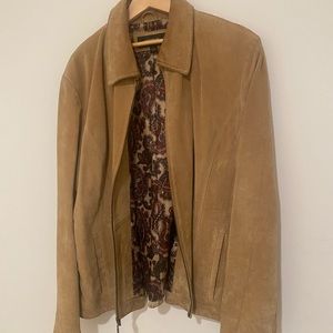 Tan suede Colebrook Jacket XL